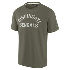 Cincinnati Bengals Unisex Elements Super Soft Short Sleeve T-Shirt Olive | Fanatics