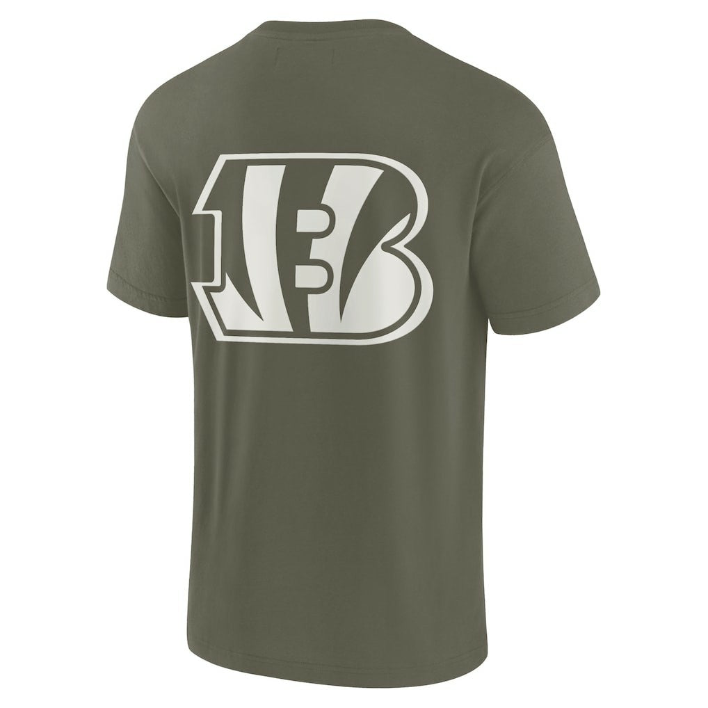 Cincinnati Bengals Unisex Elements Super Soft Short Sleeve T-Shirt Olive | Fanatics