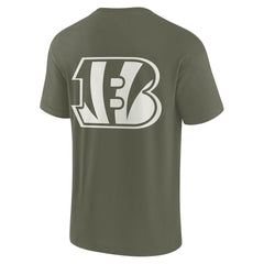 Cincinnati Bengals Unisex Elements Super Soft Short Sleeve T-Shirt Olive | Fanatics