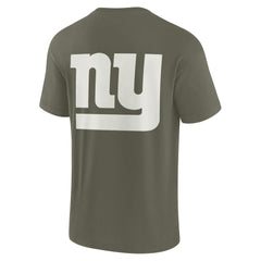 New York Giants Unisex Elements Super Soft Short Sleeve T-Shirt Olive | Fanatics