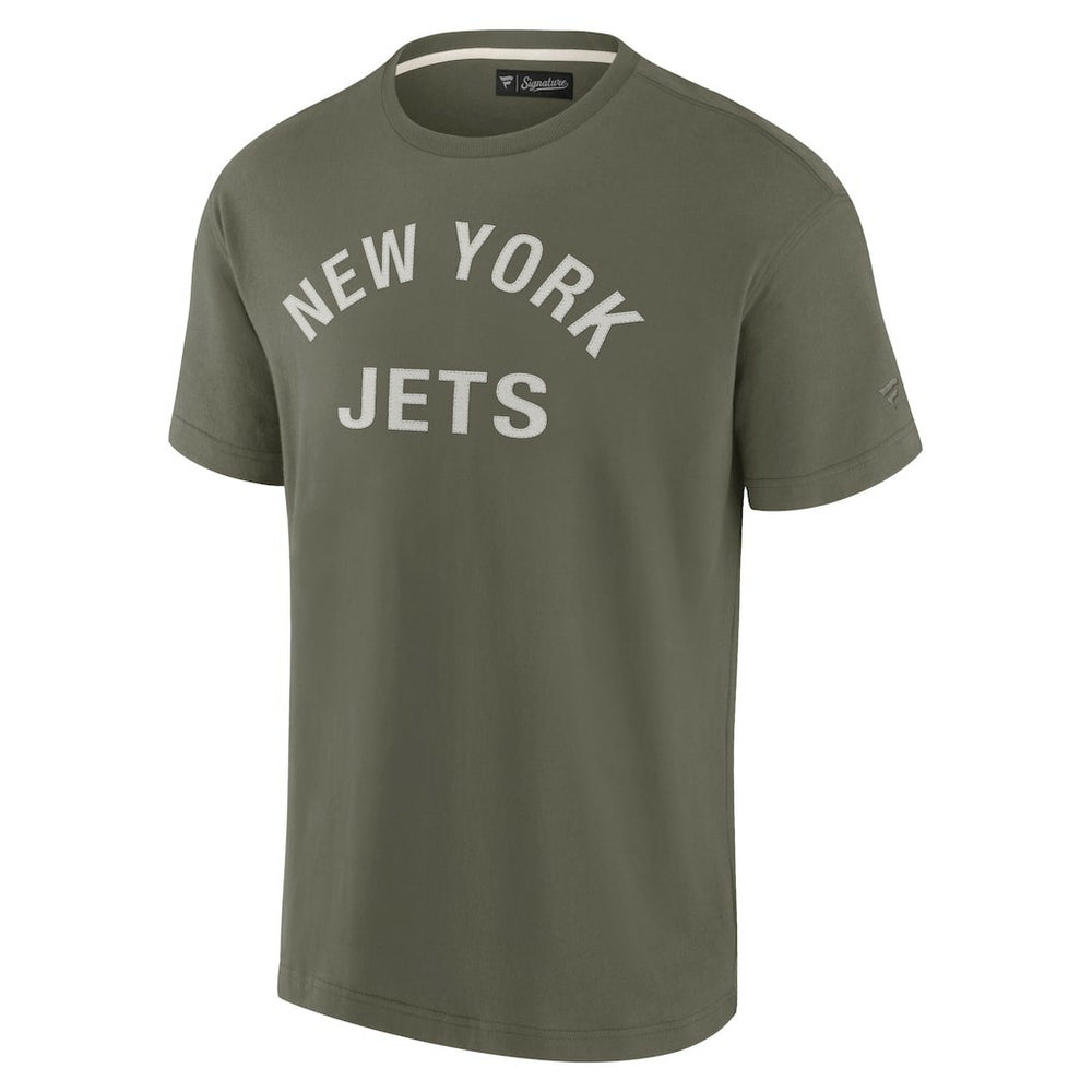 New York Jets Unisex Elements Super Soft Short Sleeve T-Shirt Olive | Fanatics