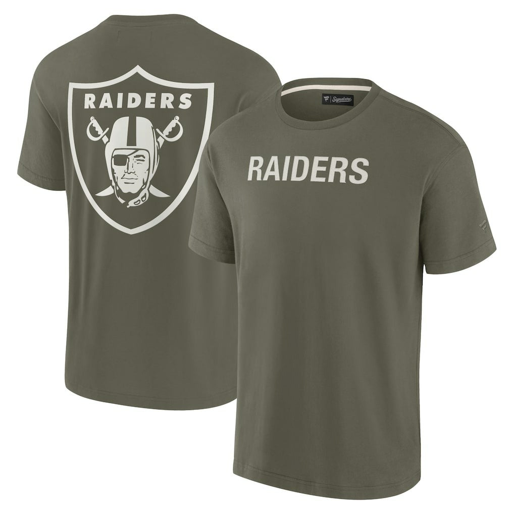 Las Vegas Raiders Unisex Elements Super Soft Short Sleeve T-Shirt Olive | Fanatics
