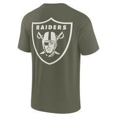 Las Vegas Raiders Unisex Elements Super Soft Short Sleeve T-Shirt Olive | Fanatics