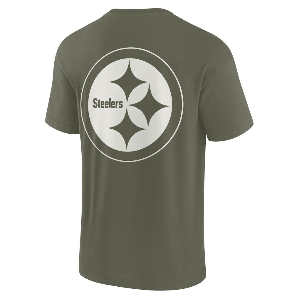 Pittsburgh Steelers Unisex Elements Super Soft Short Sleeve T-Shirt Olive | Fanatics