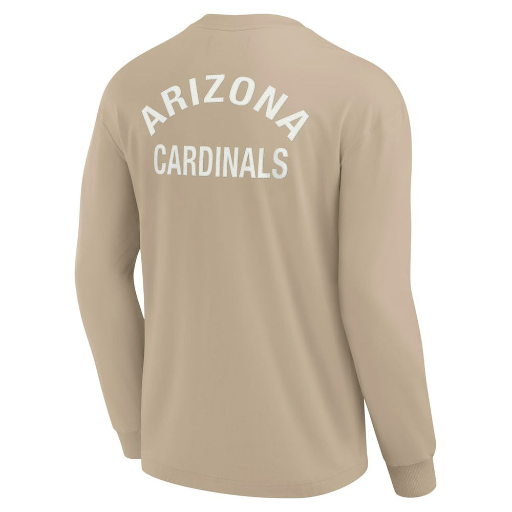 Arizona Cardinals Unisex Elements Super Soft Long Sleeve T-Shirt Khaki | Fanatics