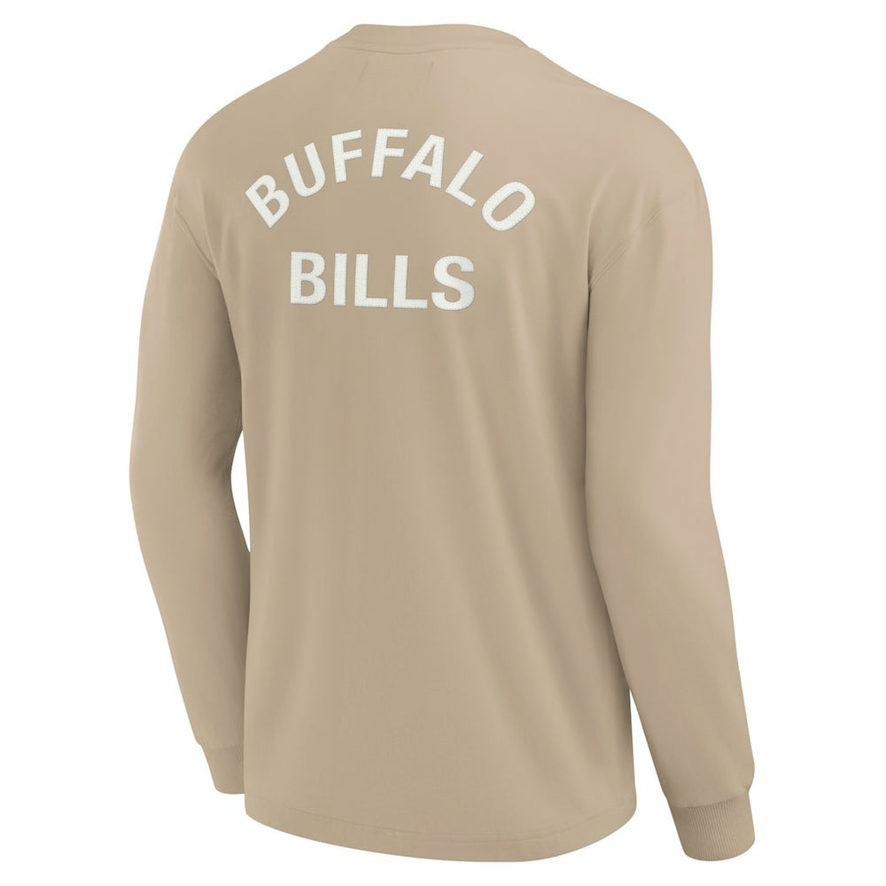 Buffalo Bills Unisex Elements Super Soft Long Sleeve T-Shirt Khaki | Fanatics