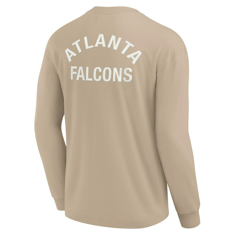 Atlanta Falcons Unisex Elements Super Soft Long Sleeve T-Shirt Khaki | Fanatics