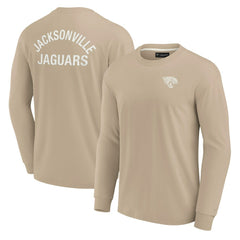 Jacksonville Jaguars Unisex Elements Super Soft Long Sleeve T-Shirt Khaki | Fanatics