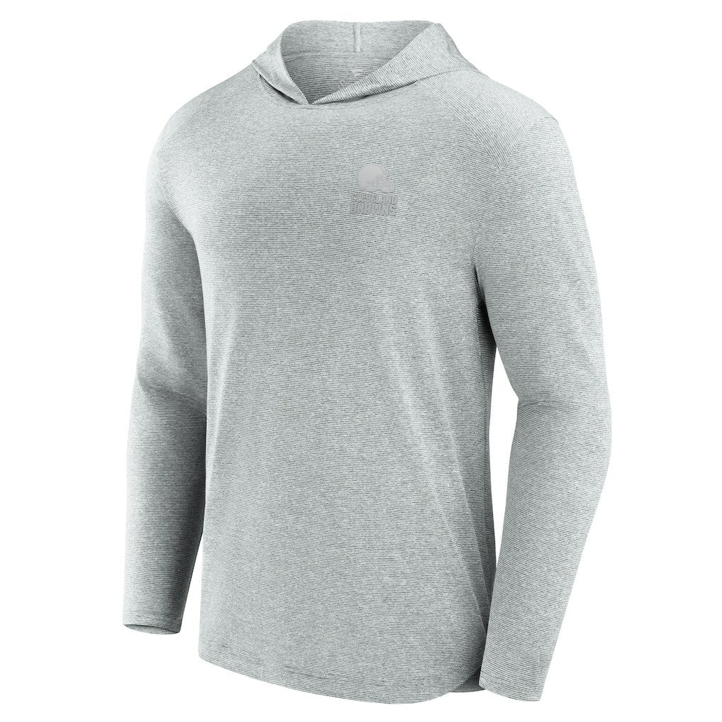Cleveland Browns Front Office Tech Lightweight Hoodie T-Shirt Gray | Fanatics