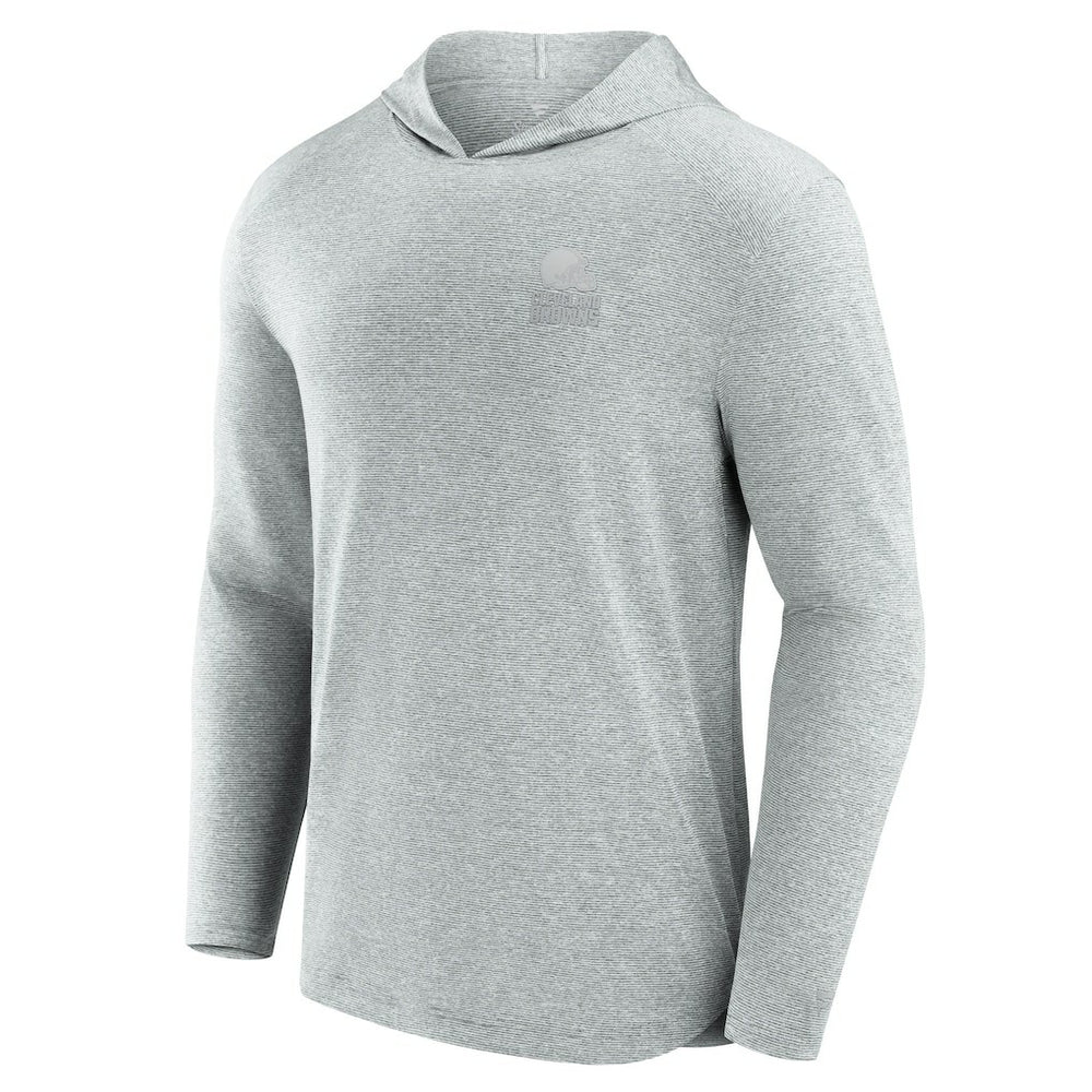 Cleveland Browns Front Office Tech Lightweight Hoodie T-Shirt Gray | Fanatics