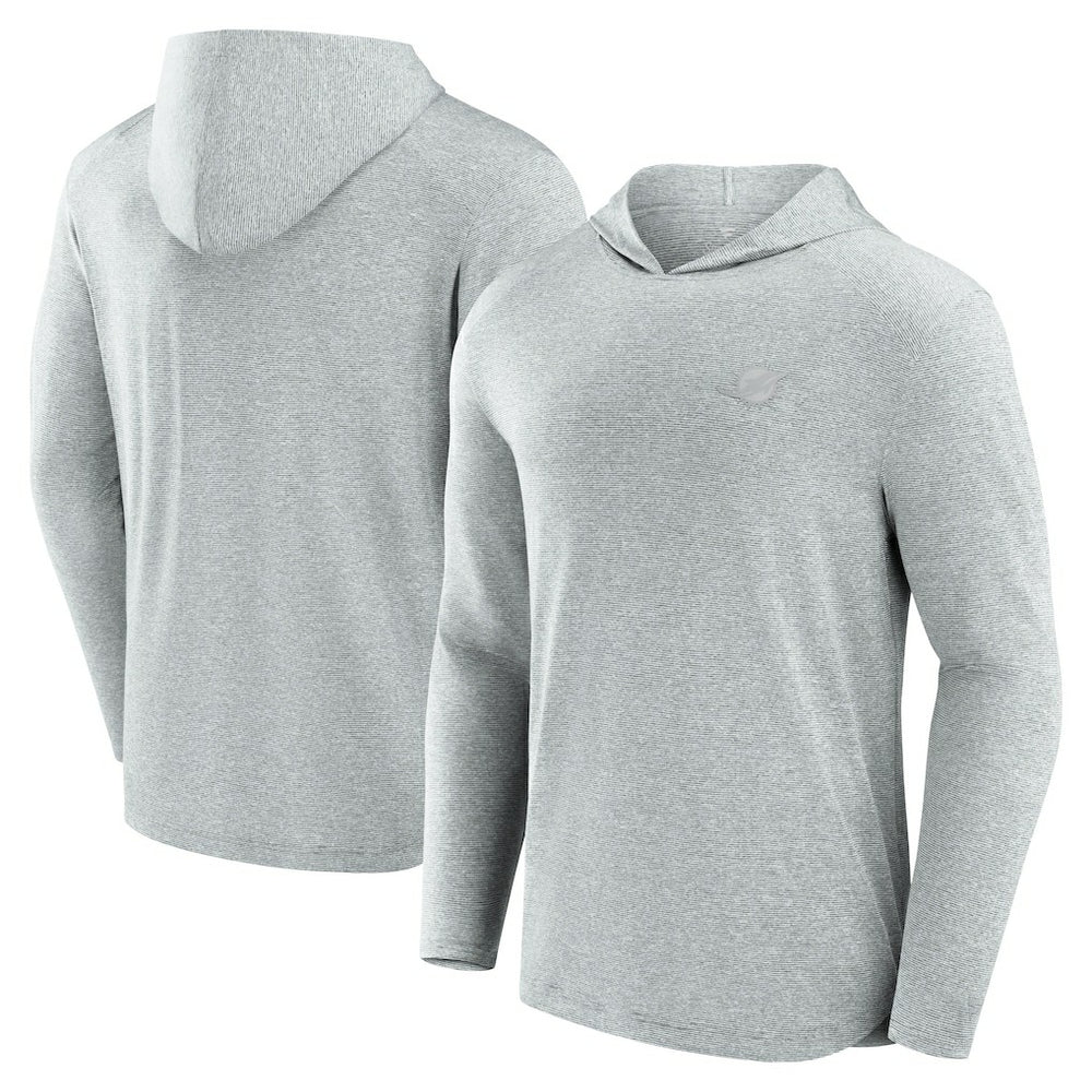 Miami Dolphins Front Office Tech Lightweight Hoodie T-Shirt Gray | Fanatics