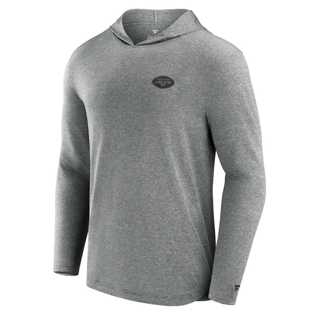 New York Jets Front Office Tech Lightweight Hoodie T-Shirt Black | Fanatics