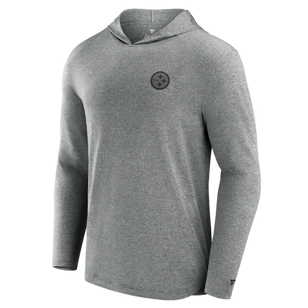 Pittsburgh Steelers Front Office Tech Lightweight Hoodie T-Shirt Black | Fanatics