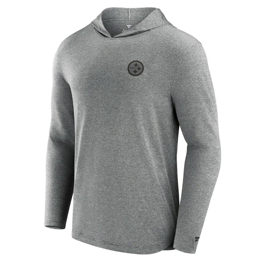 Pittsburgh Steelers Front Office Tech Lightweight Hoodie T-Shirt Black | Fanatics