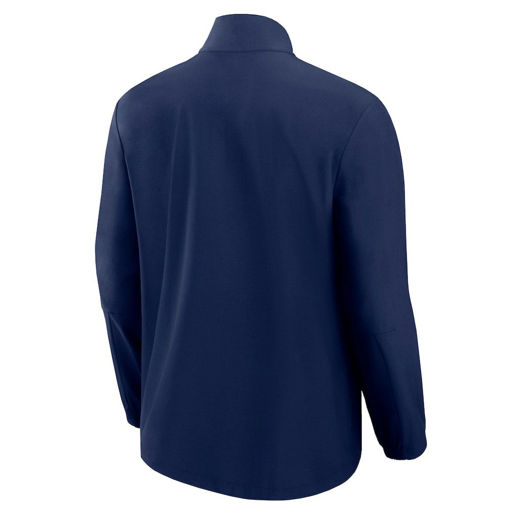 Chicago Bears Front Office Micro Tonal Quarter-Zip Pullover Navy | Fanatics