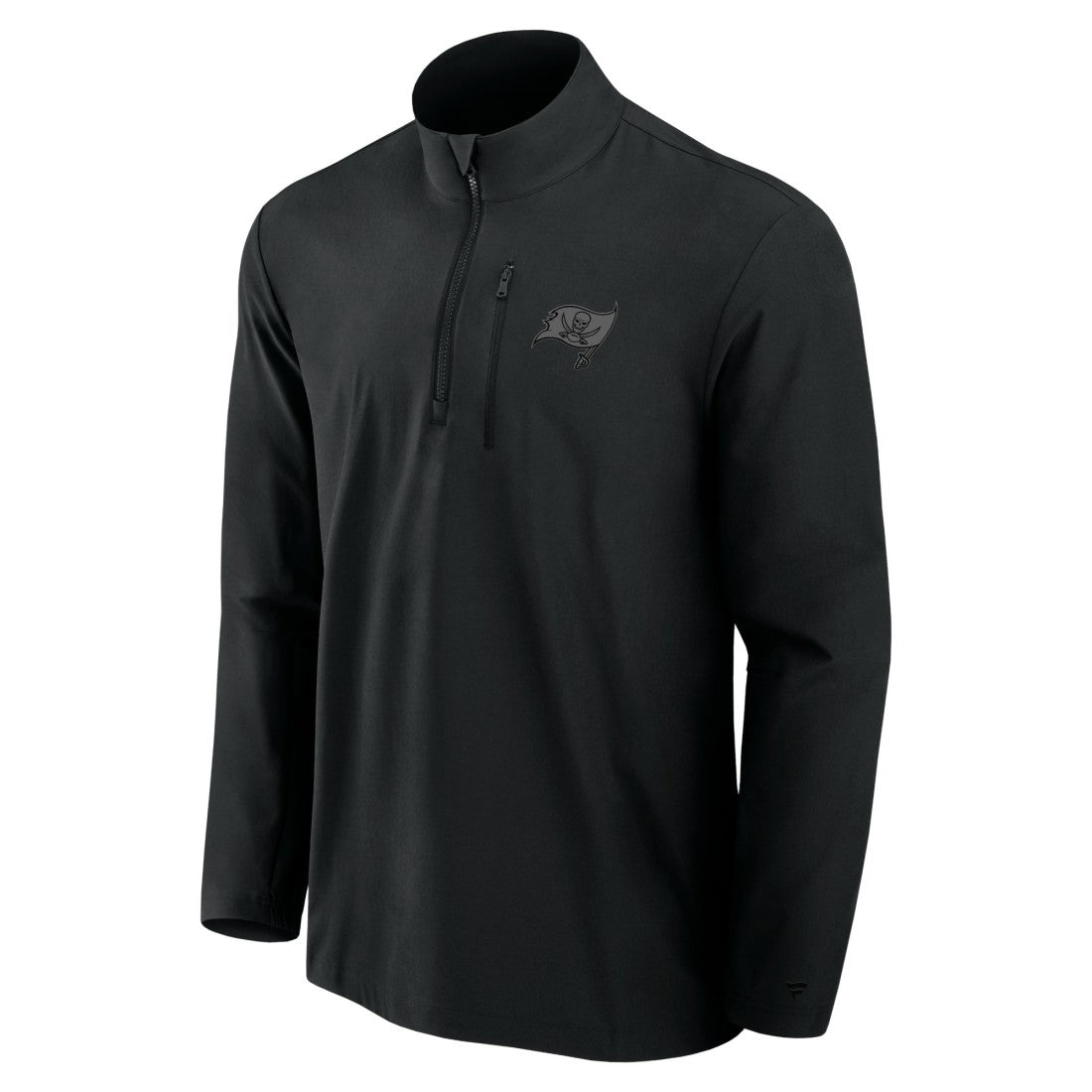 Tampa Bay Buccaneers Front Office Micro Tonal Quarter-Zip Pullover Black | Fanatics