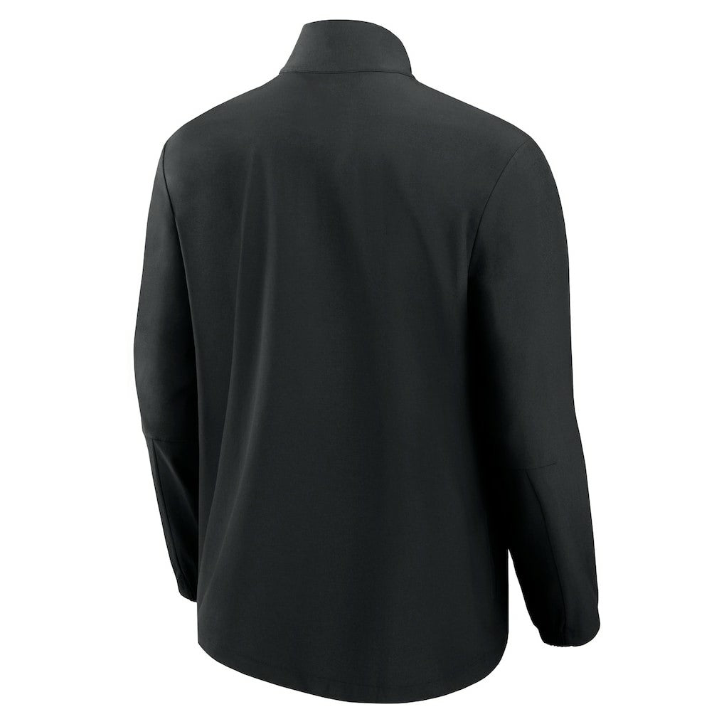 Arizona Cardinals Front Office Micro Tonal Quarter-Zip Pullover Black | Fanatics