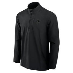 Atlanta Falcons Front Office Micro Tonal Quarter-Zip Pullover Black | Fanatics