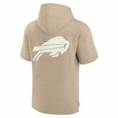 Buffalo Bills Unisex Elements Super Soft Fleece Short Sleeve Pullover Hoodie Khaki | Fanatics