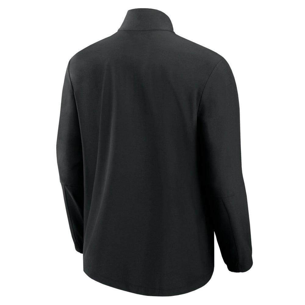 New York Jets Front Office Micro Tonal Quarter-Zip Pullover Black | Fanatics