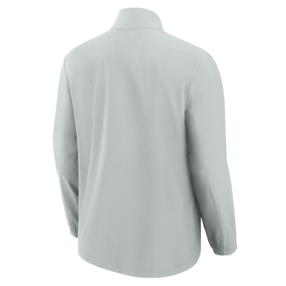 Detroit Lions Front Office Micro Tonal Quarter-Zip Pullover Gray | Fanatics