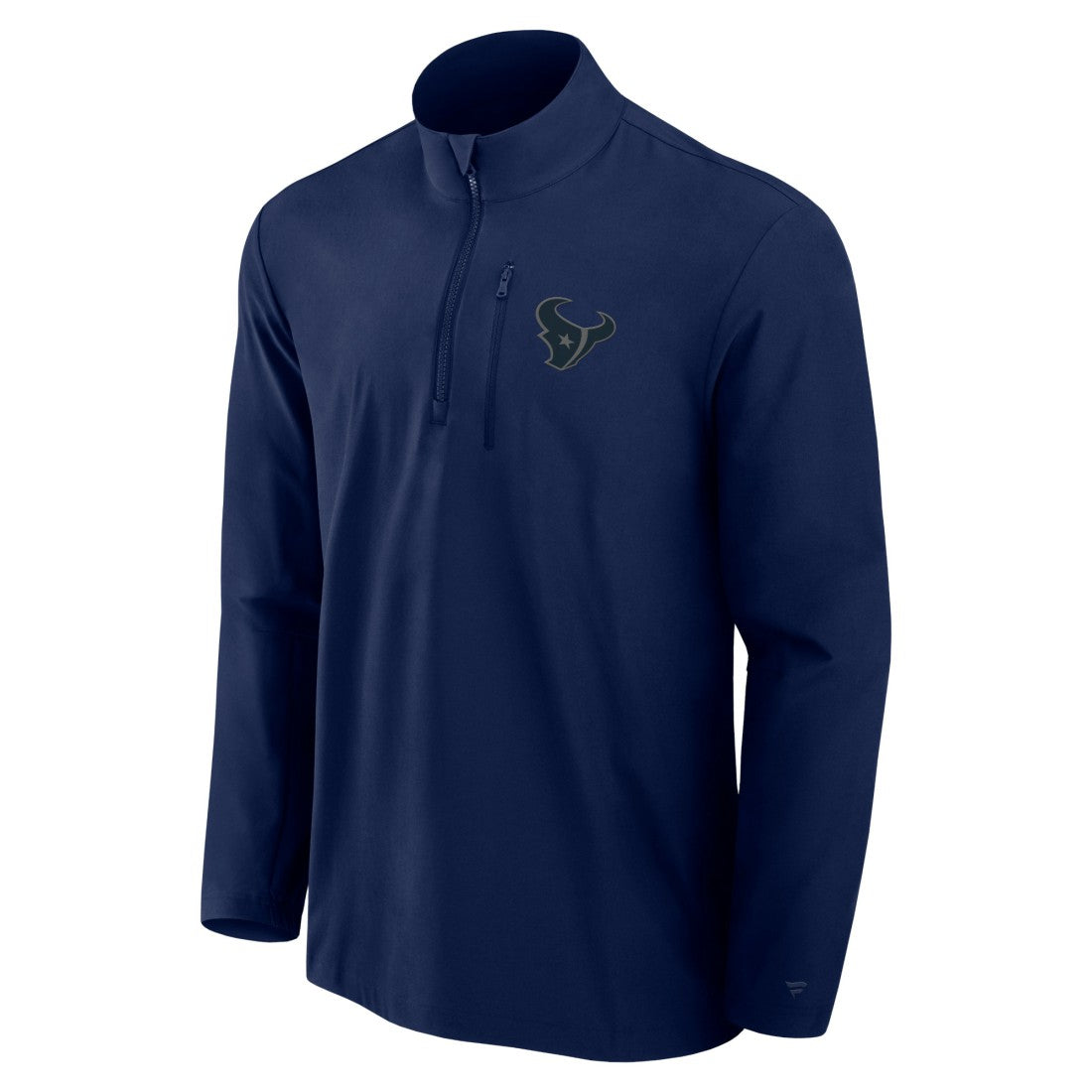 Houston Texans Front Office Micro Tonal Quarter-Zip Pullover Navy | Fanatics