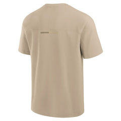 Las Vegas Raiders Unisex Elements Heavyweight Tri-Blend T-Shirt Khaki | Fanatics