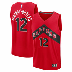 Collin Murray-Boyles Toronto Raptors 2025 NBA Draft First Round Pick Fast Break Replica Jersey Icon Edition Red - NBA