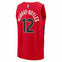 Collin Murray-Boyles Toronto Raptors 2025 NBA Draft First Round Pick Fast Break Replica Jersey Icon Edition Red - NBA