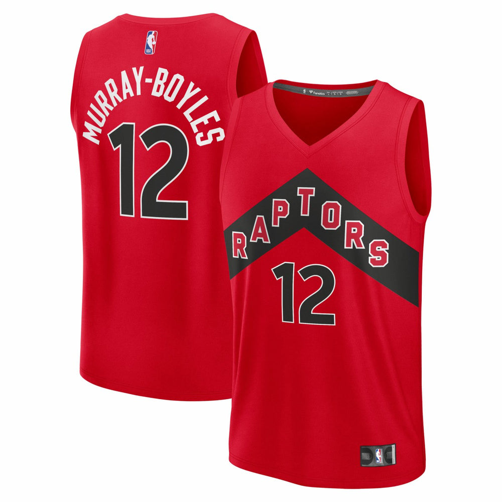 Collin Murray-Boyles Toronto Raptors Youth 2025 NBA Draft First Round Pick Fast Break Replica Jersey Icon Edition Red - NBA