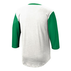 New York Jets Legacy Slub Henley 3/4 Sleeve T-Shirt White | Mitchell & Ness
