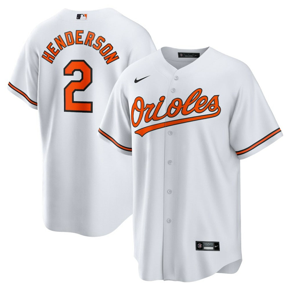 Gunnar Henderson Baltimore Orioles Nike Home Replica Player Jersey - MLB