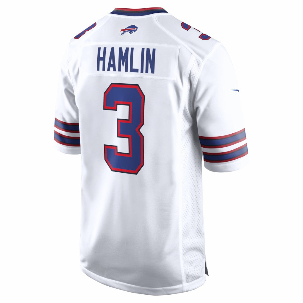 Damar Hamlin Buffalo Bills Game Jersey White | Nike for Sale