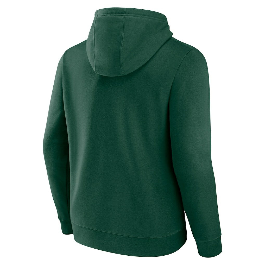 Milwaukee Bucks Primary Logo Pullover Hoodie Hunter Green - NBA