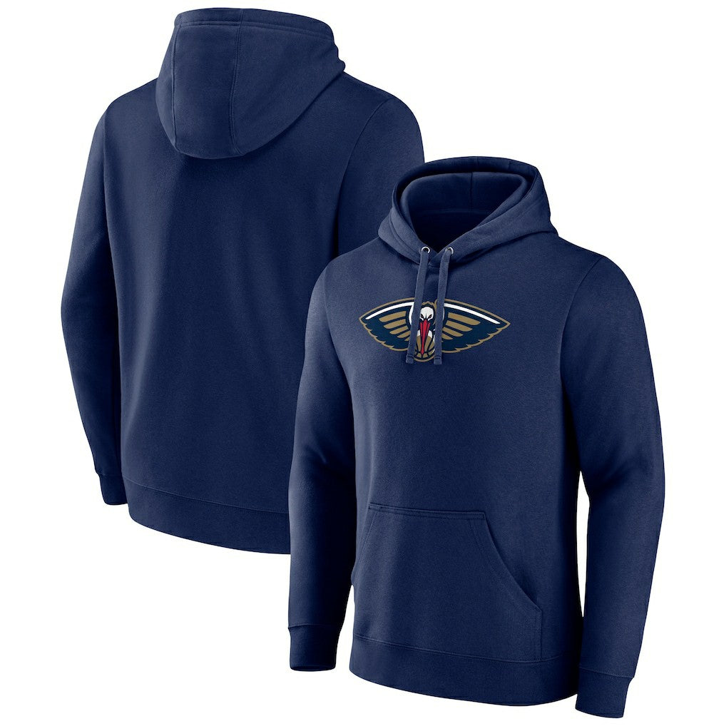 New Orleans Pelicans Primary Logo Pullover Hoodie Navy - NBA