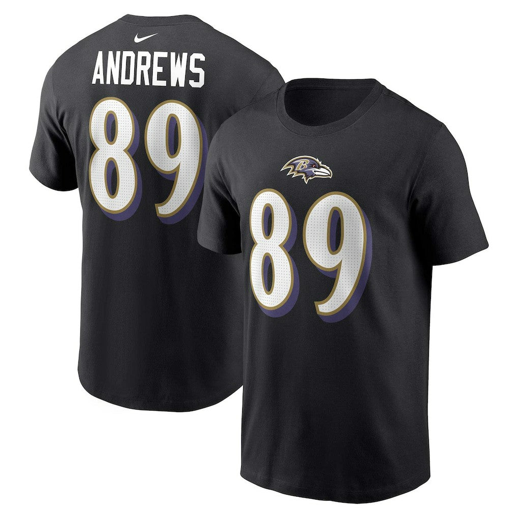Mark Andrews Baltimore Ravens Player Name & Number T-Shirt Black | Nike for Sale