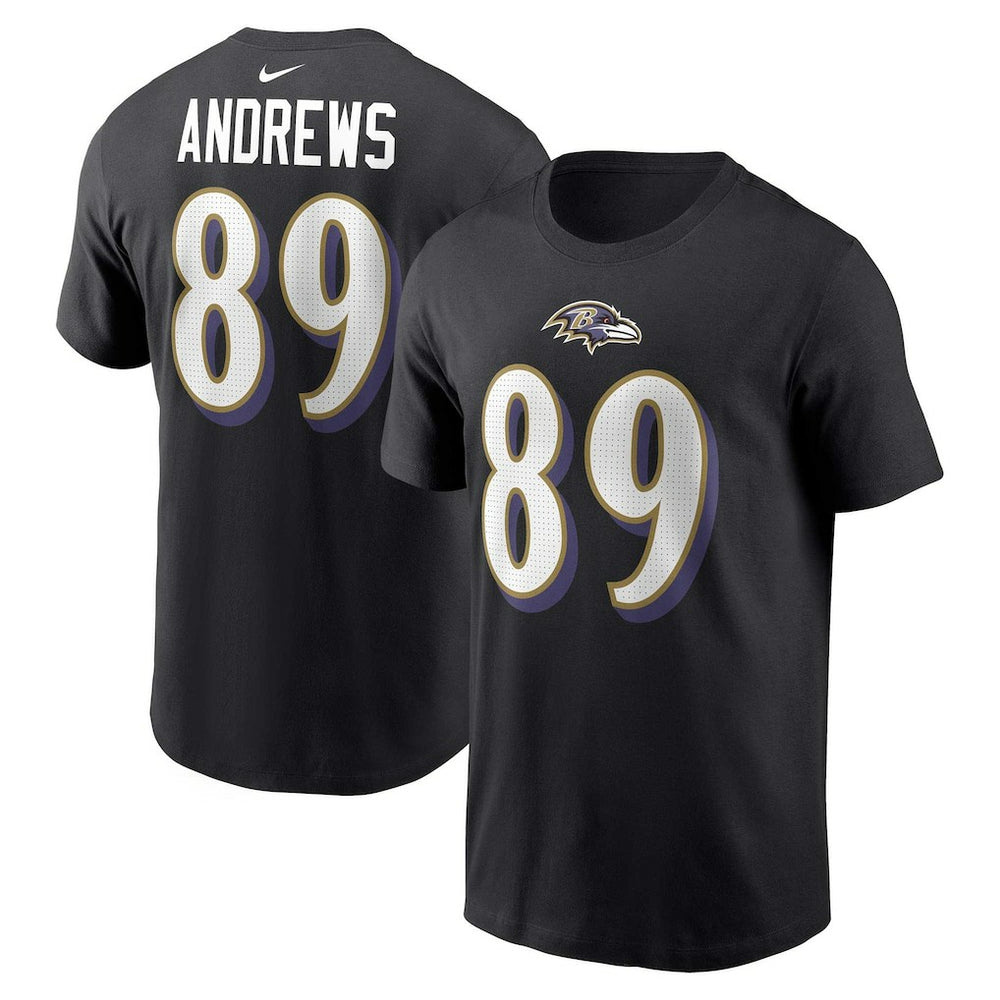 Mark Andrews Baltimore Ravens Player Name & Number T-Shirt Black | Nike for Sale