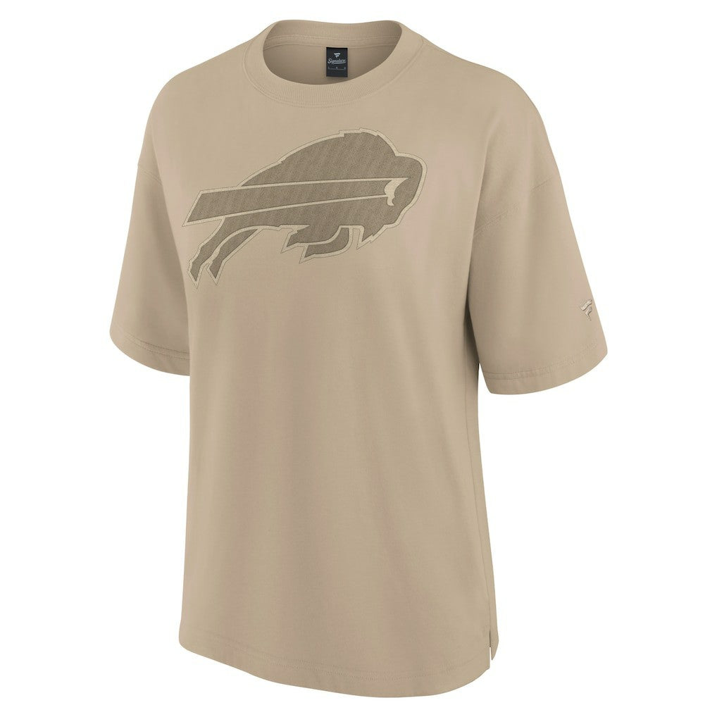 Buffalo Bills Women's Oversized Elements T-Shirt Khaki | Fanatics