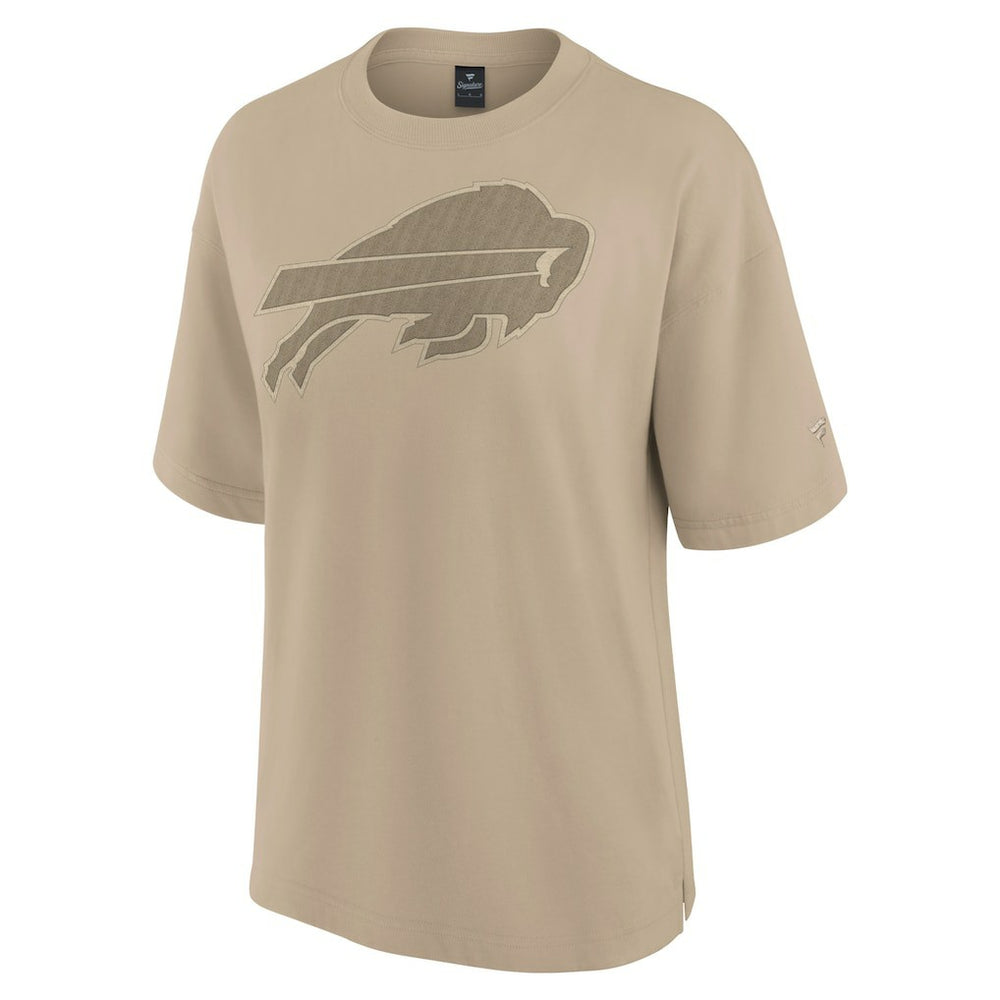 Buffalo Bills Women's Oversized Elements T-Shirt Khaki | Fanatics
