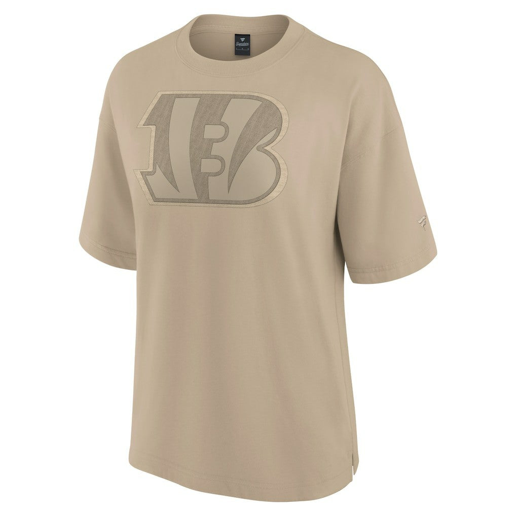 Cincinnati Bengals Women's Oversized Elements T-Shirt Khaki | Fanatics