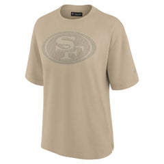 San Francisco 49ers Women's Oversized Elements T-Shirt Khaki | Fanatics