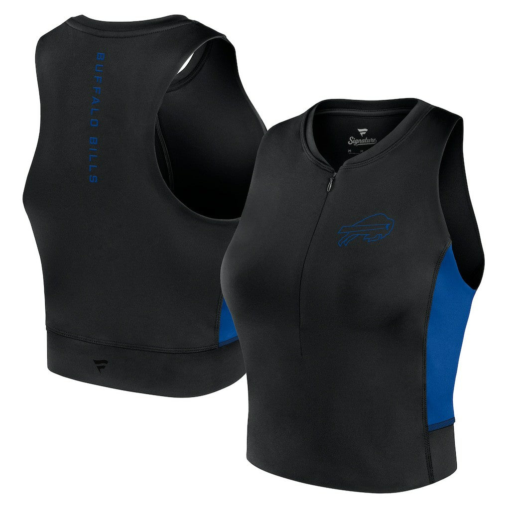 Buffalo Bills Women's Studio Fitted Gym Tank Top Black | Fanatics