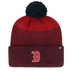 Boston Red Sox '47 Darkfreeze Cuffed Knit Hat with Pom - MLB