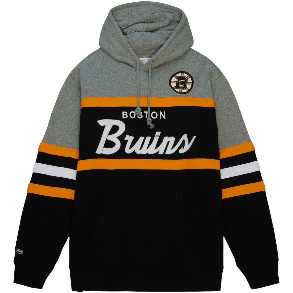 Boston Bruins Head Coach Pullover Hoodie - Black/Gray - NHL