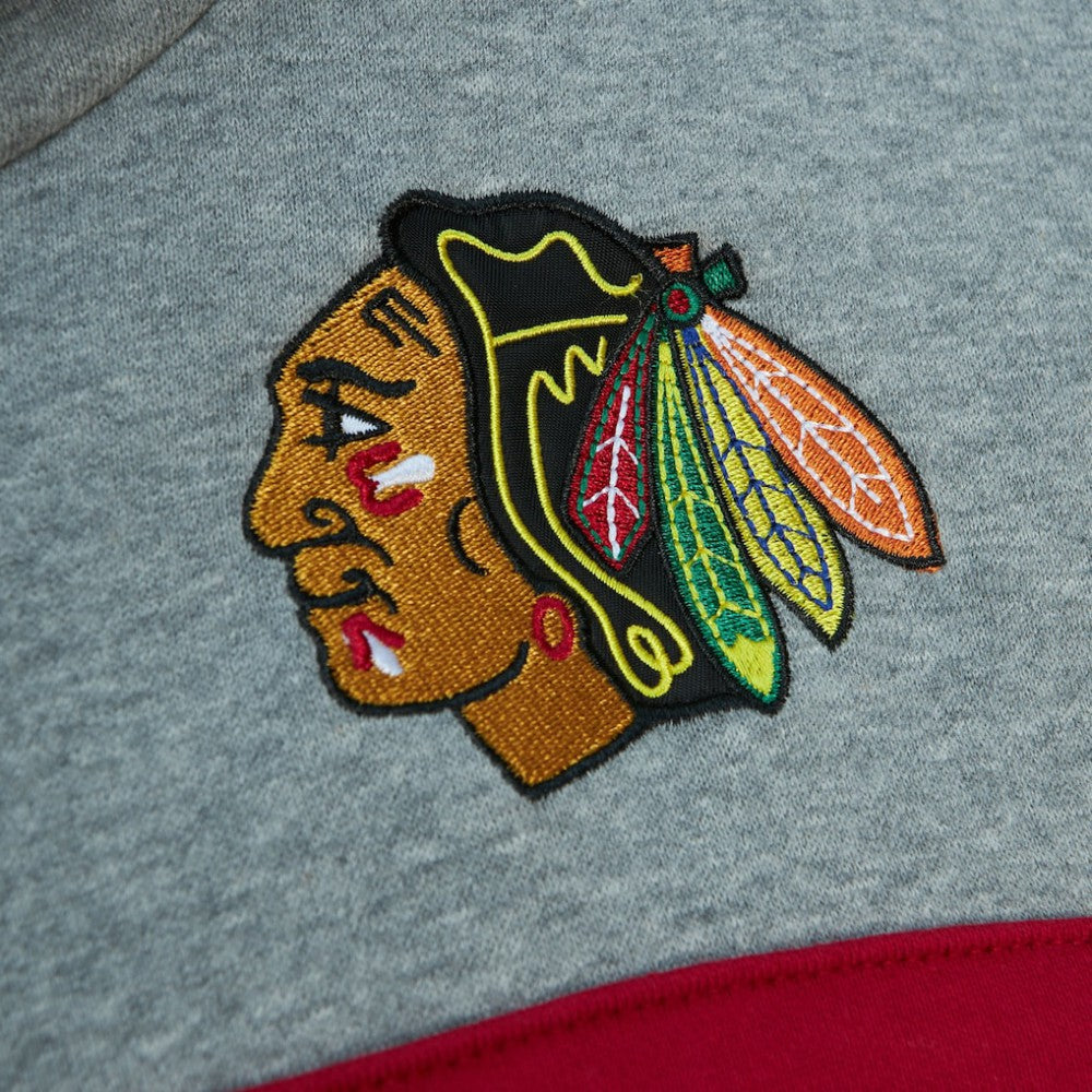 Chicago Blackhawks Head Coach Pullover Hoodie - Black/Gray - NHL