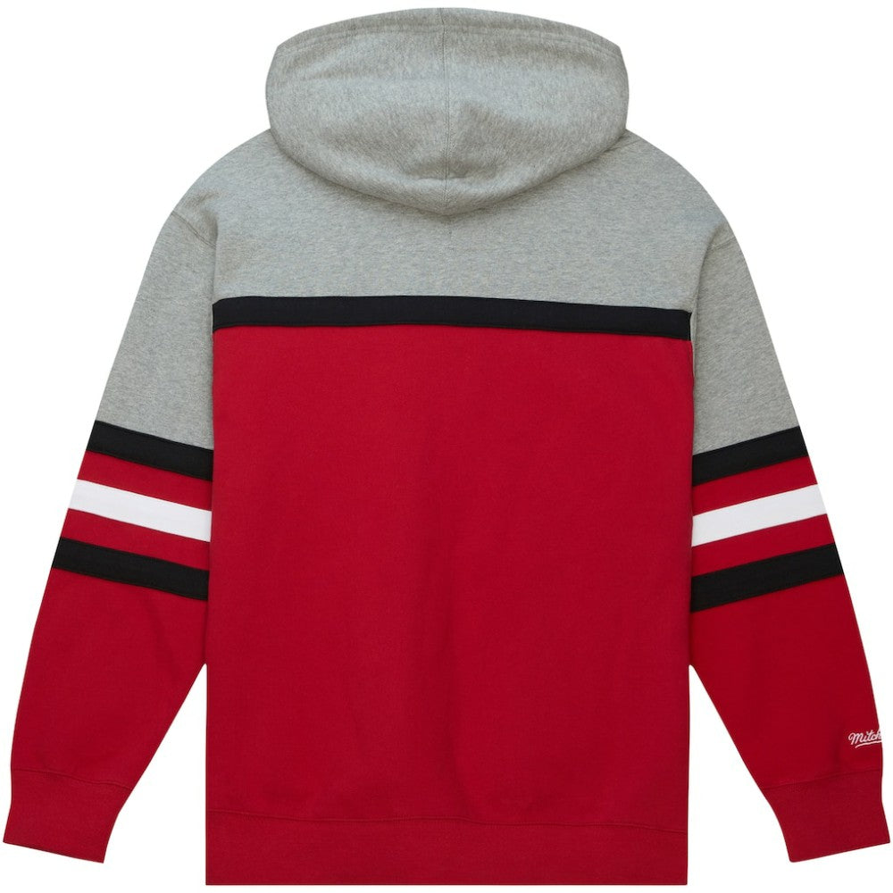 Detroit Red Wings Head Coach Pullover Hoodie - Red/Gray - NHL