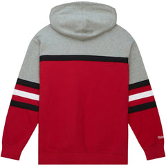 Detroit Red Wings Head Coach Pullover Hoodie - Red/Gray - NHL
