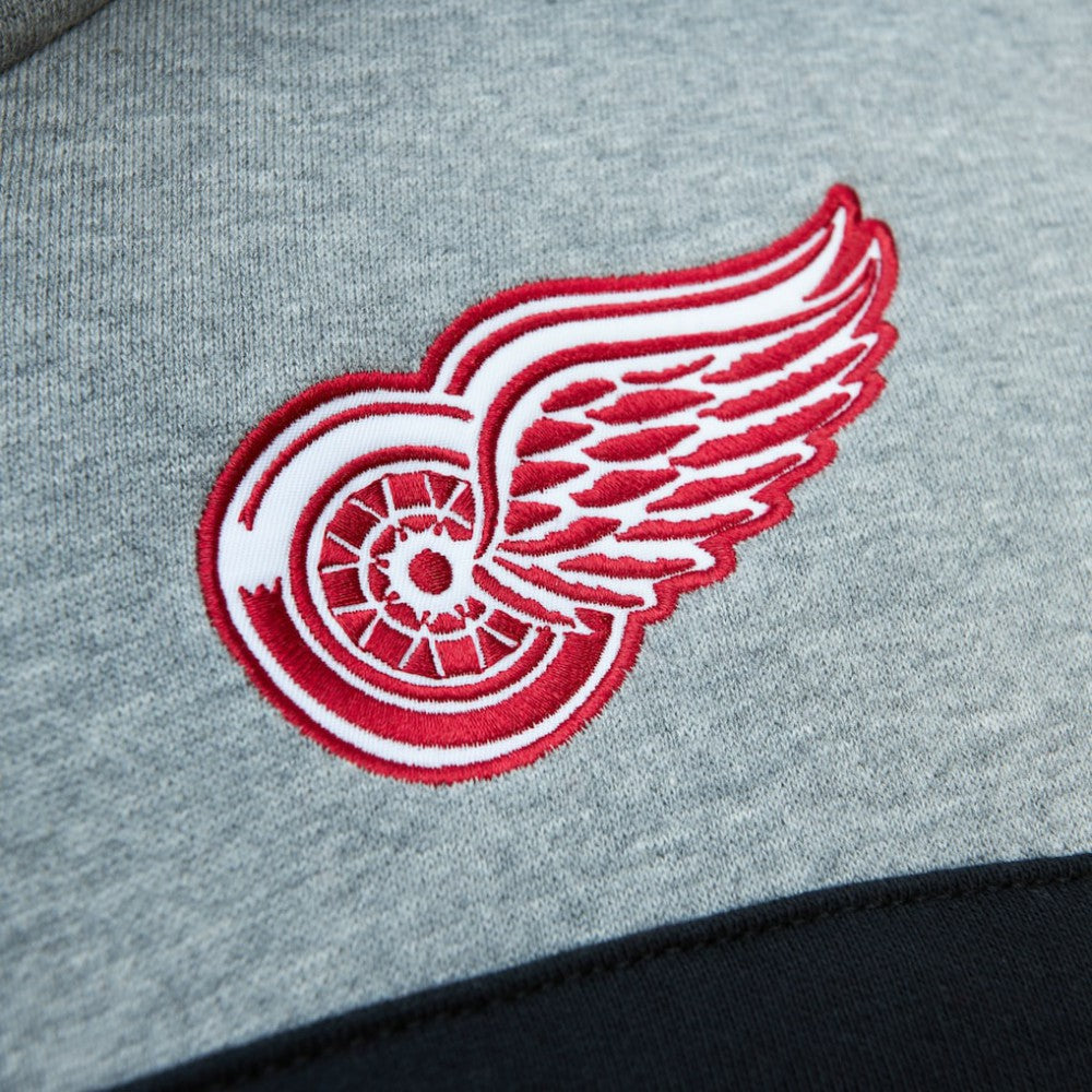Detroit Red Wings Head Coach Pullover Hoodie - Red/Gray - NHL