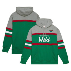 Minnesota Wild Head Coach Pullover Hoodie - Green/Gray - NHL