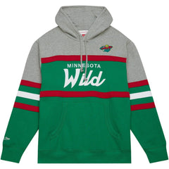 Minnesota Wild Head Coach Pullover Hoodie - Green/Gray - NHL